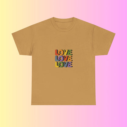 Love Is Love Heavy Cotton Tee