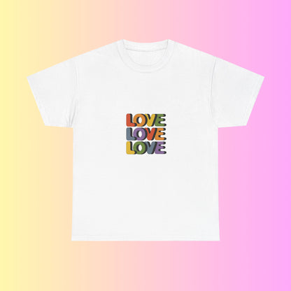 Love Is Love Heavy Cotton Tee