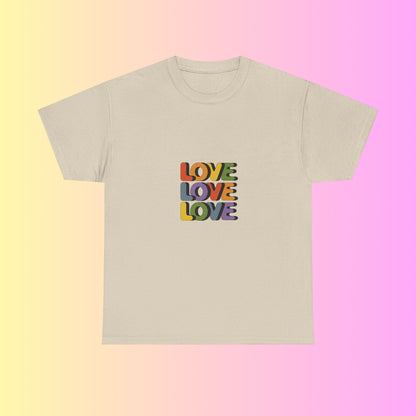 Love Is Love Heavy Cotton Tee