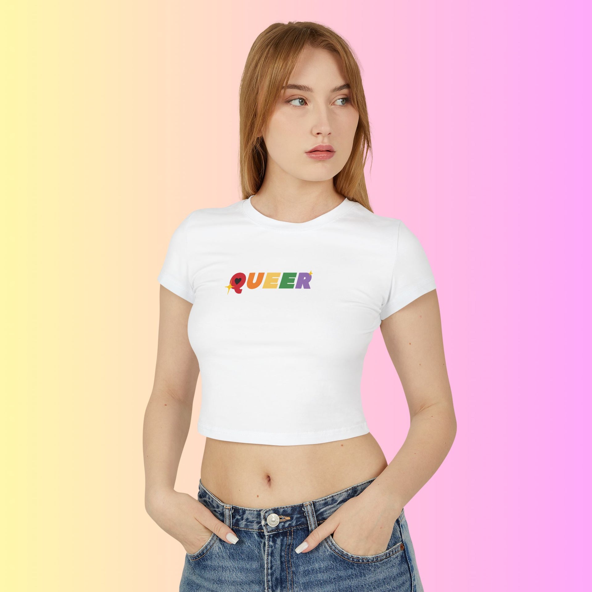 Baby Tee - Saksafon LGBT Pride T-Shirt